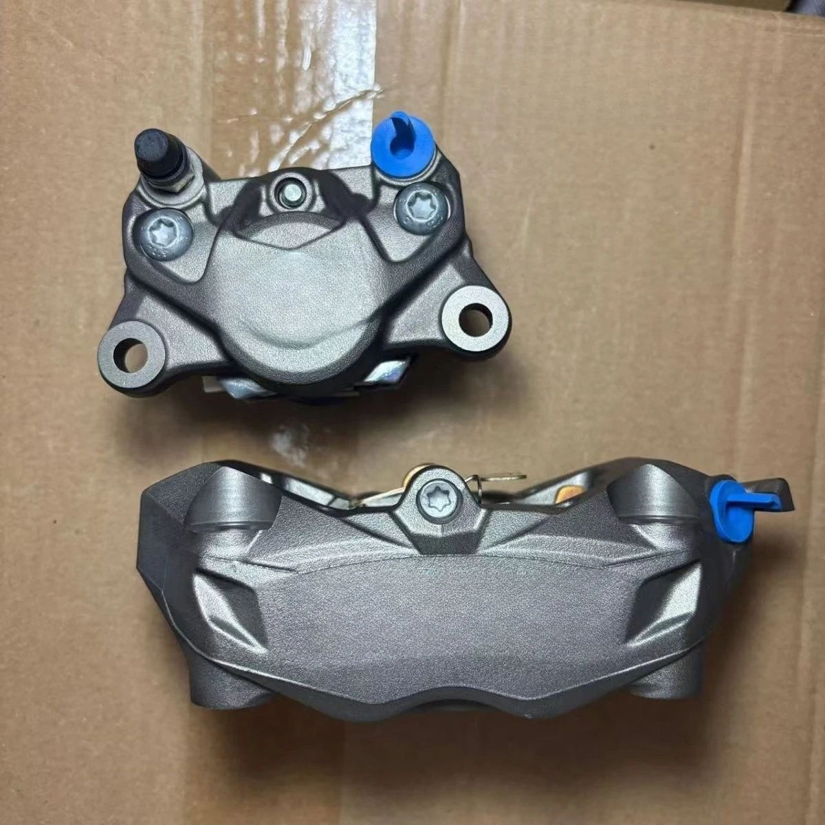 2nd Gen Silver Gray Crab Style Rear Brake Caliper Kit Electric Motorcycle Modification Parts