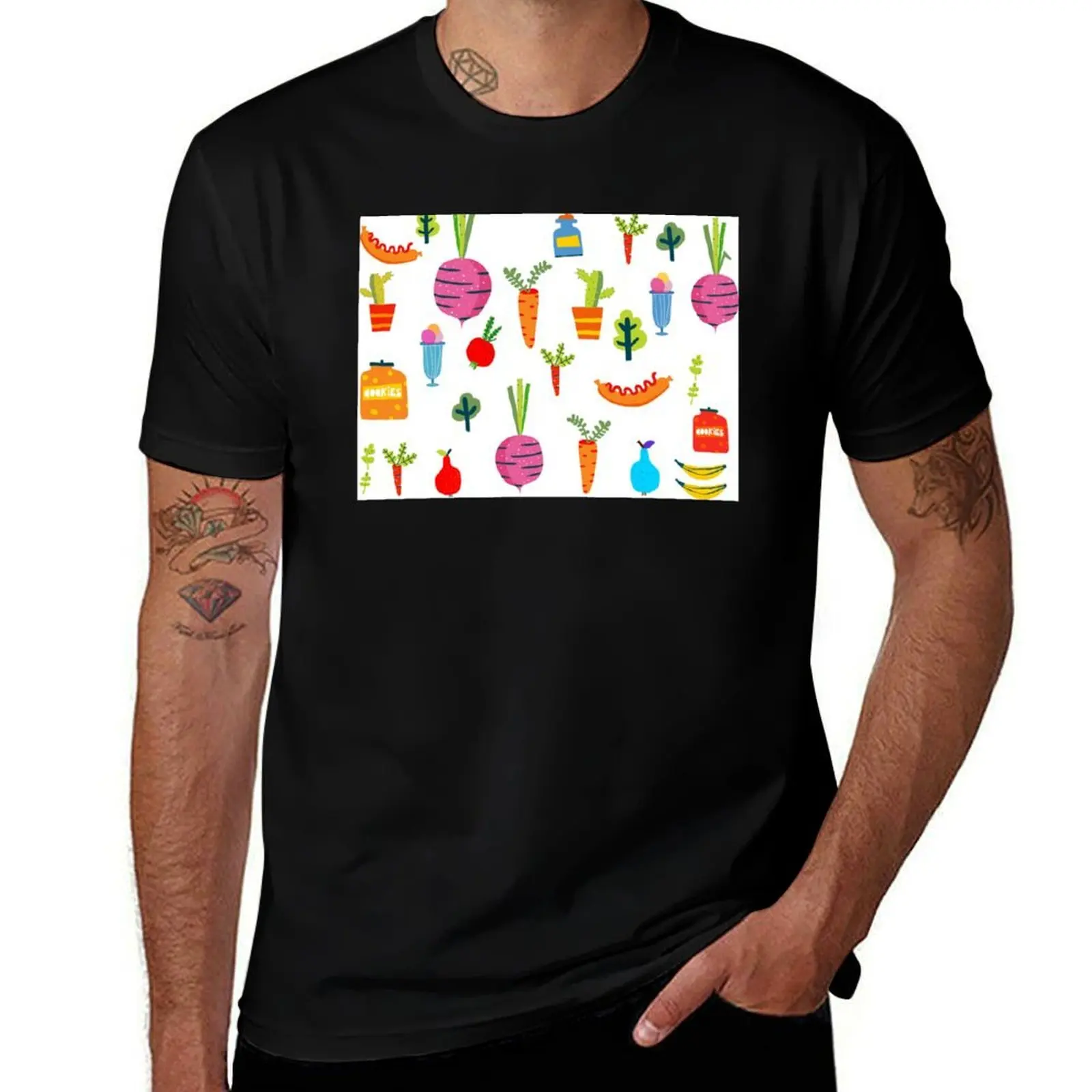 Kitchen Stories T-Shirt Basic Simple Design Short Sleeve Shirt