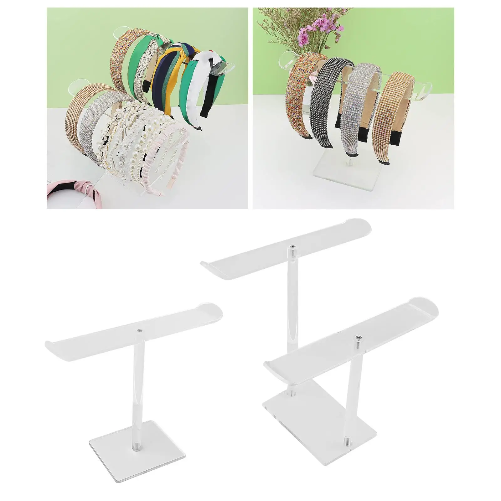 Durable Hair Hoop Organizer Hairband Display Stand Photo Props for Bangles