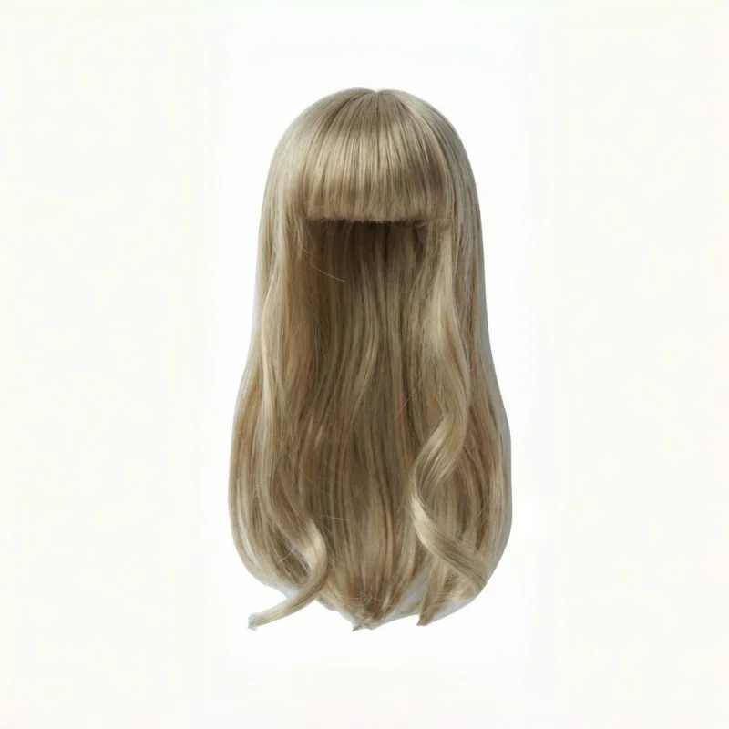 

JD437 Long Curly Synthetic Mohair Wig for YOSD SD Cute Dolls 1/6 1/4 1/3 Scale Hair Accessory 6-7inch 8-9inch BJD Doll Wig