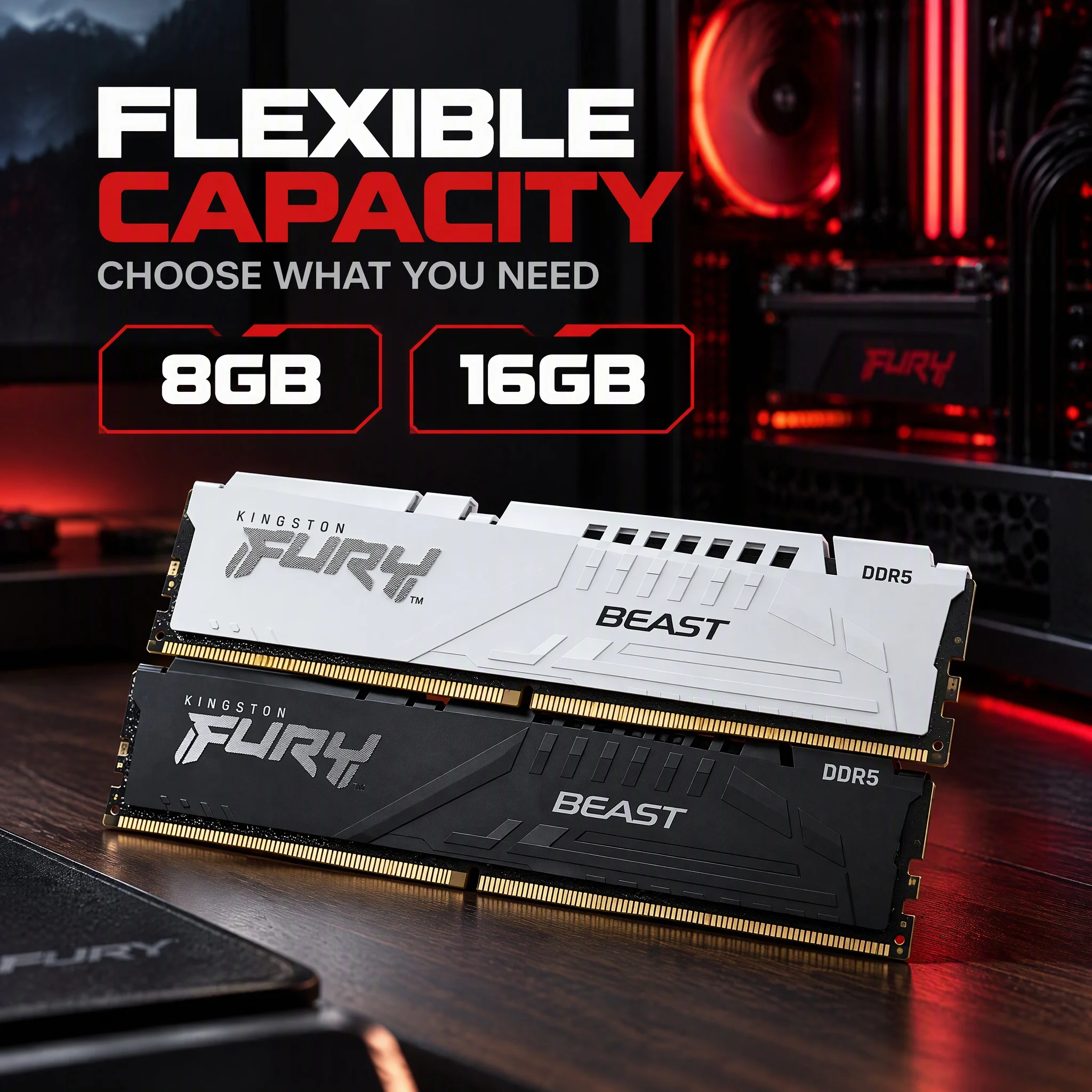 Kingston FURY Beast DDR5 8GB 1 - Ddr5 4800Mhz ulasan dan harga