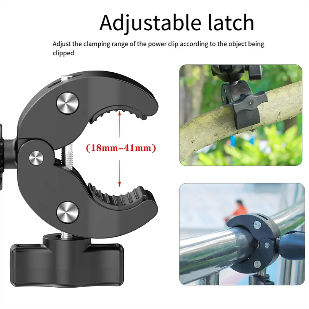 A10I For / Camera 1 Inch 25mm Motorcycle Ram Ball Mount Support Bike Handlebar Railing Super Clamp A
