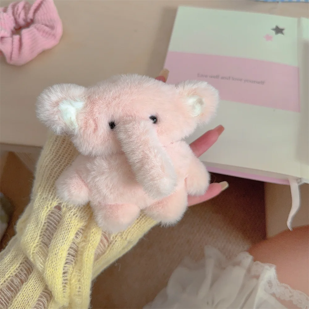 For Airpods Pro 3/Pro 2/4/3/2 Cute Furry Elephant Case 360 Degree Protective Earphone Bag Funda Airpods Pro Fluffy Pompom Cover view 6