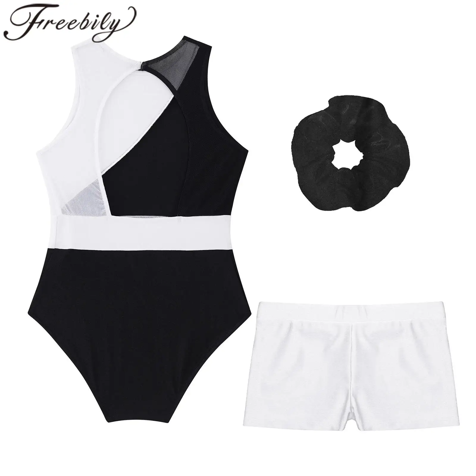 

Children Ballet Outtfit Teens Girls Ice Figure Skating Jumpsuits Tutu Dance Leotard Kids Gymnastics Costume Ballerina Clothes