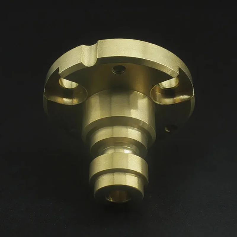 CNC-passivatie koperbewerkingsservice Aangepaste koperen beugelflens