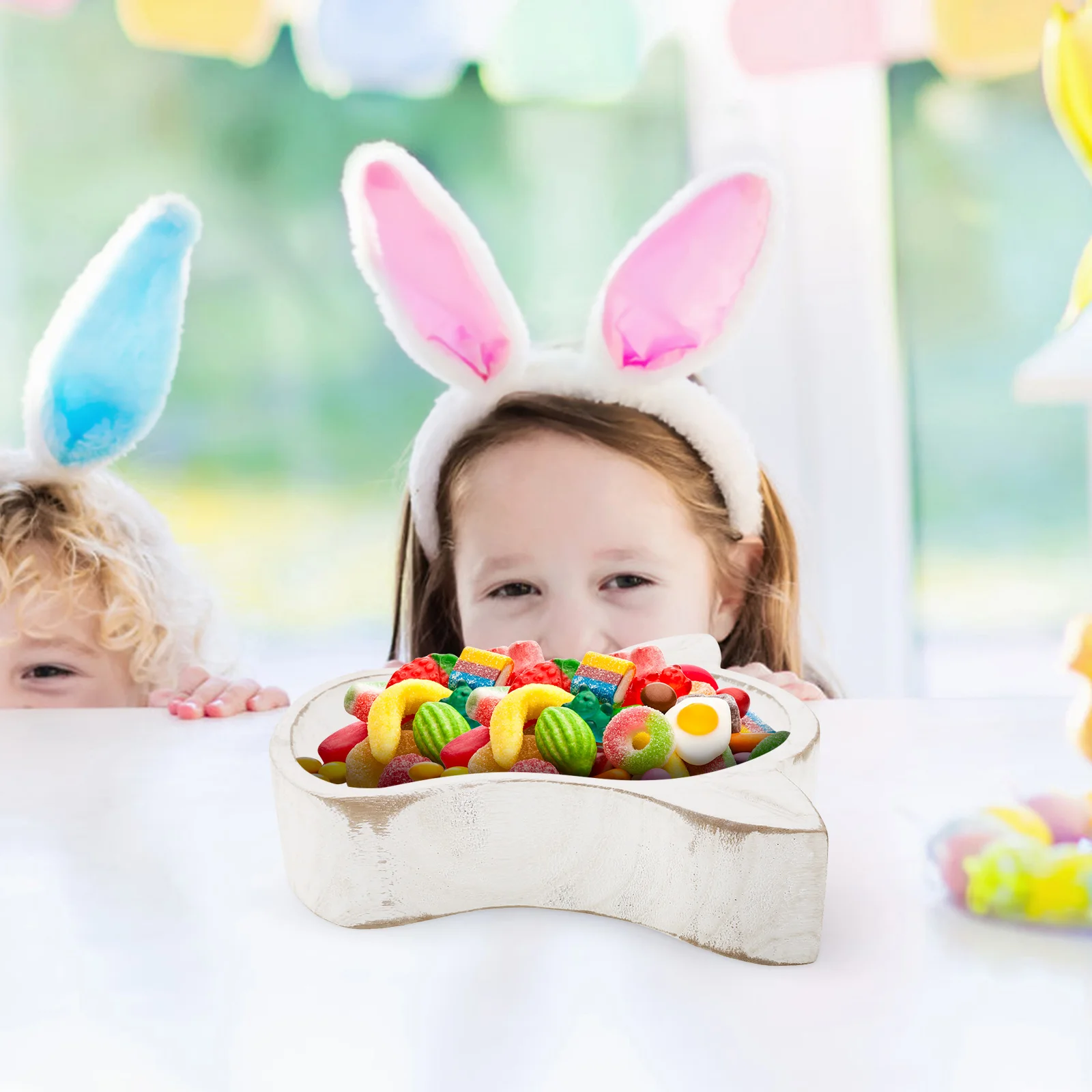 

Cow Head Shaped Wooden Bowl Natural Material Multi Purpose Use Home Decoration Fruit Snack Holder Cow Head Wood Plate