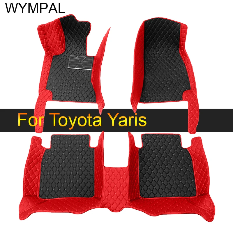 Car Floor Mats For Toyota Yaris Hybrid Mazda2 Hybrid MXPH11 2021 2022 2023 Waterproof Protective Pad Floor Cover Car Accessories