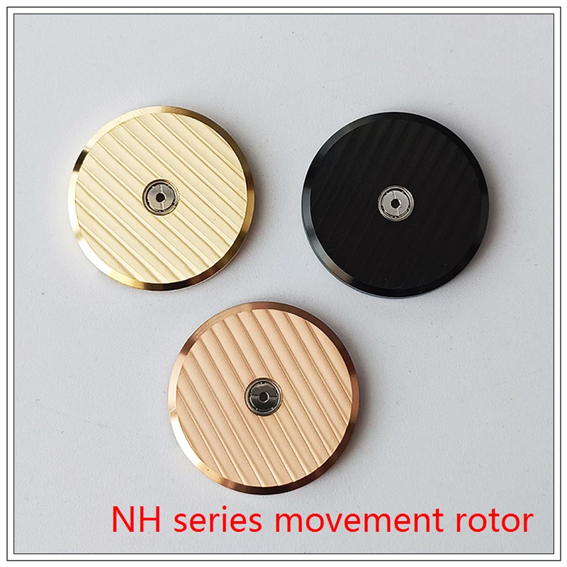 

Mod Rose Gold NH35 Movement Rotor Gold NH35 Rotor NH Series Disc Rotor Watch Movement Replacement Parts