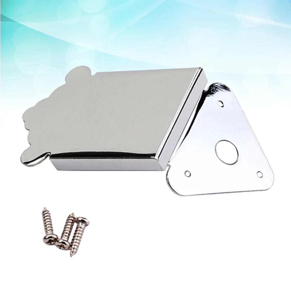 

Mandolin Tailpiece Metal Durable Easy Installation Triangle Parts Accessories Upgrade Tone Volume Sustain Guitar Instrument