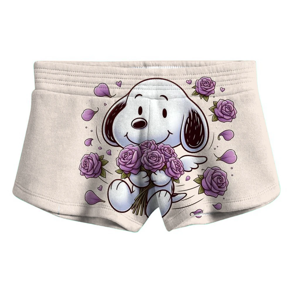 

Snoopy print Kids Swim Trunks Cartoon baby Boys Quick-Dry Shorts Adjustable Waistband Swim Beachwear Water Play for Toddlers
