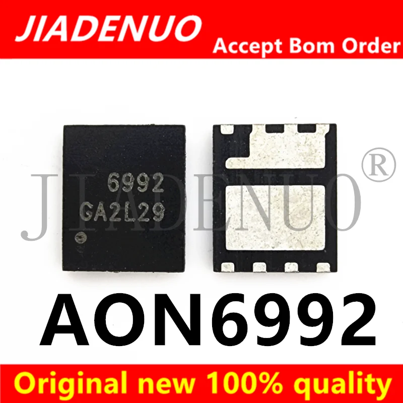 (10pcs) 100% New 6992 AO6992 AON6992 QFN-8 Chipset