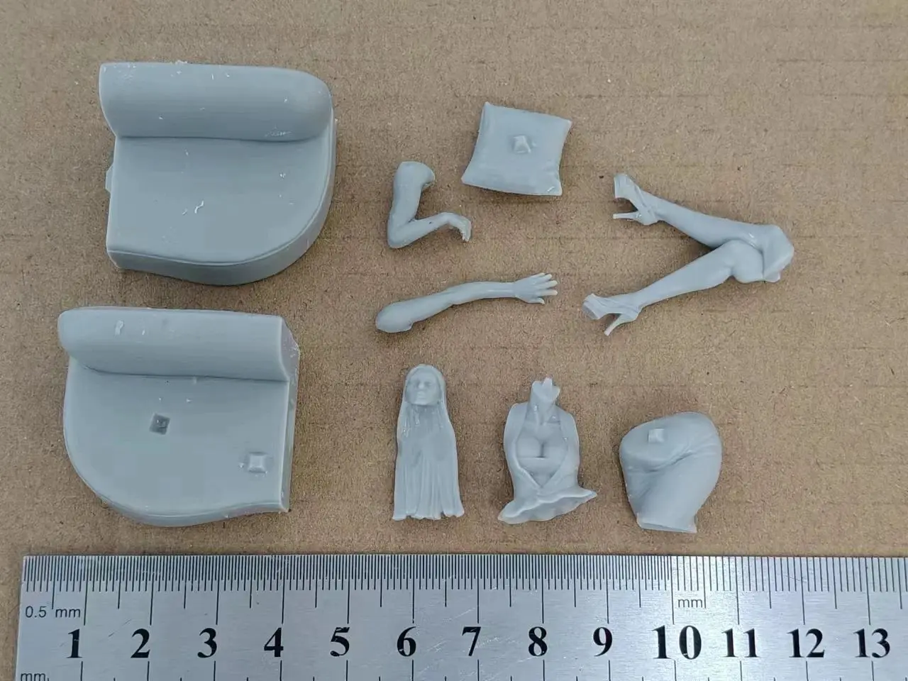 1/24 Bilancia Figurina In Resina Persephone Nsfw FAI DA TE Due Versioni Modello Kit Smontato Non Verniciato Scultura giocattoli