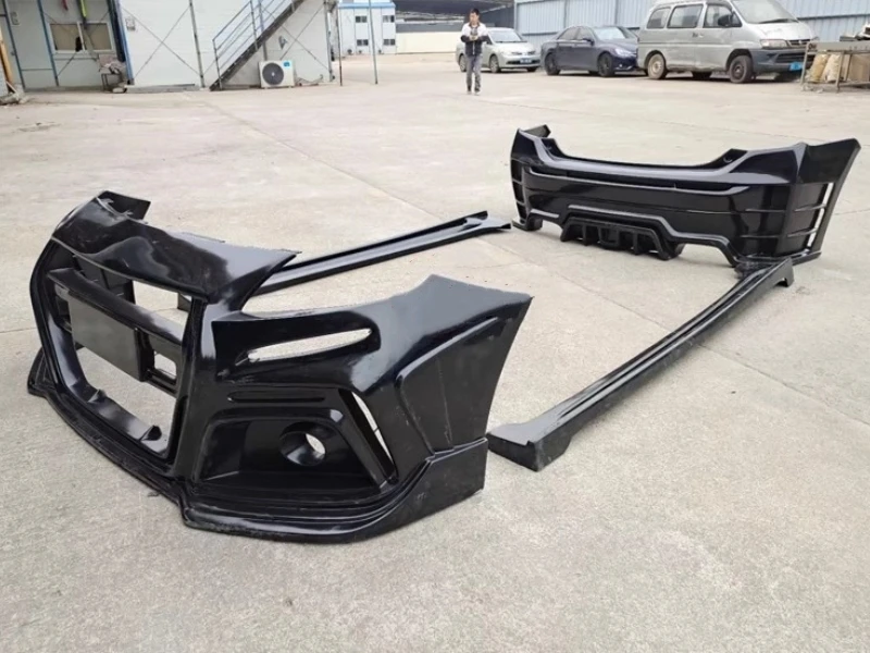 Unpainted Front Rear Bumper Side Skirt for Toyota Prius 2008-2014 Modified Bumper Body Kit Car Accessories