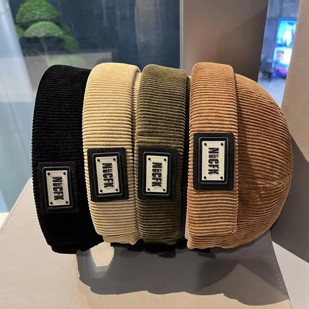 

Trendy Retro Corduroy Hat Versatile Adjustable Melon Skin Hat Japanese Style Hip-Hop Hat Unisex Fit