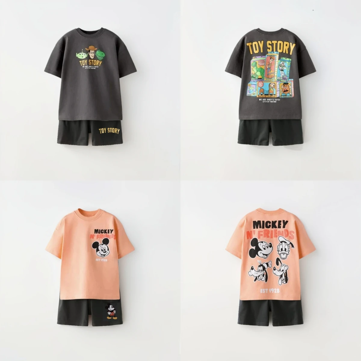 

0-6-year-old Girls' Clothing Set Children's Clothing Summer Girls' T-shirts Shorts Cotton Short Sleeved Children's Clothing