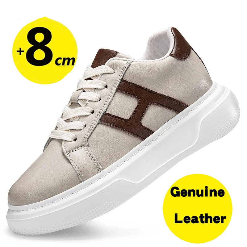 

Men's invisible inner heightening sneakers, high-quality heightening shoes the same style for men and women, large size 46.