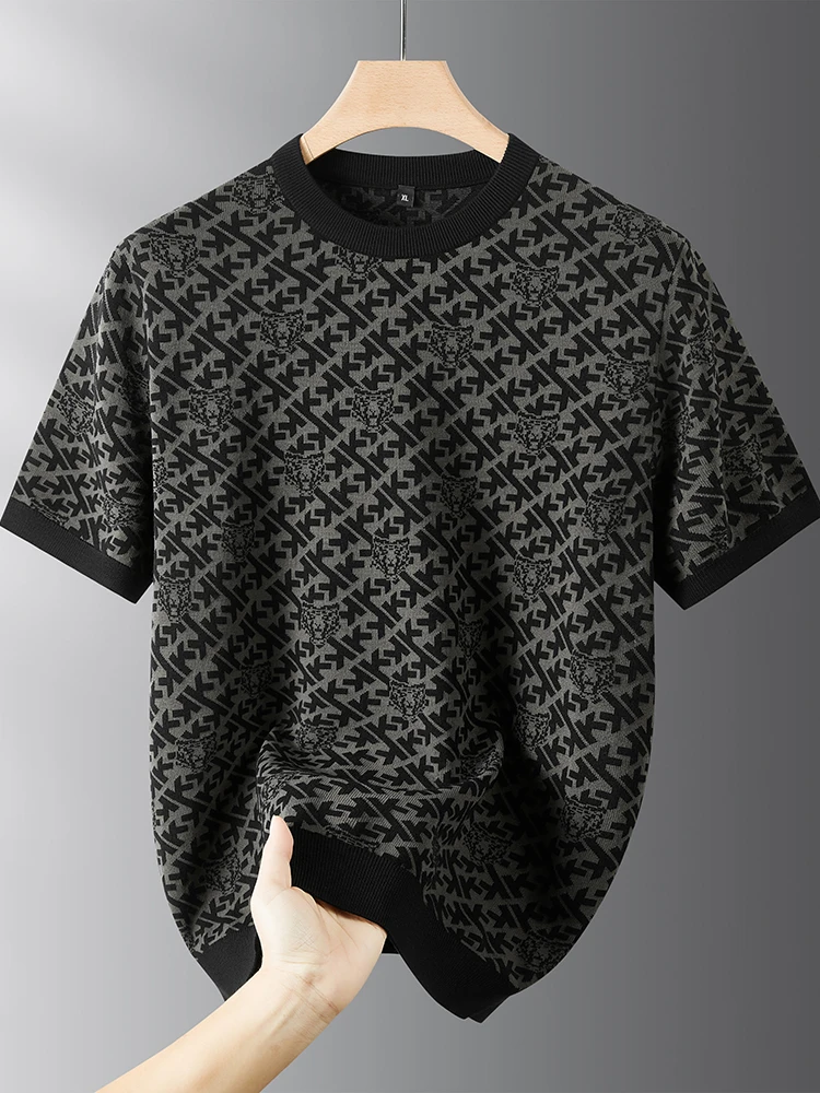 

Мужской теплый повседневный джемпер свободного кроя с круглым вырезом, модный, больших размеров, дышащий, осенний