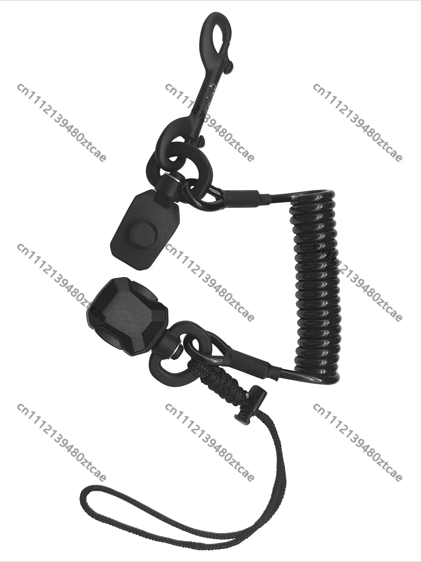 Stainless Steel Spring Safety Lanyard Magnetic Quick‑Release Anti‑Lost Strap Underwater Camera Holder For Scuba Diving Use