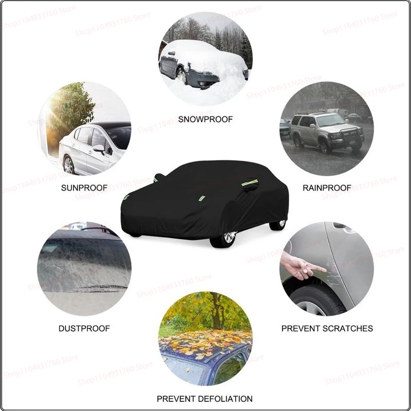 Immagine 4: Protezione solare esterna e copertura per auto resistente ai raggi UV per Mercedes Benz Classe A A160 A200 A180 A220 A250 A190 A35 A45 AMG