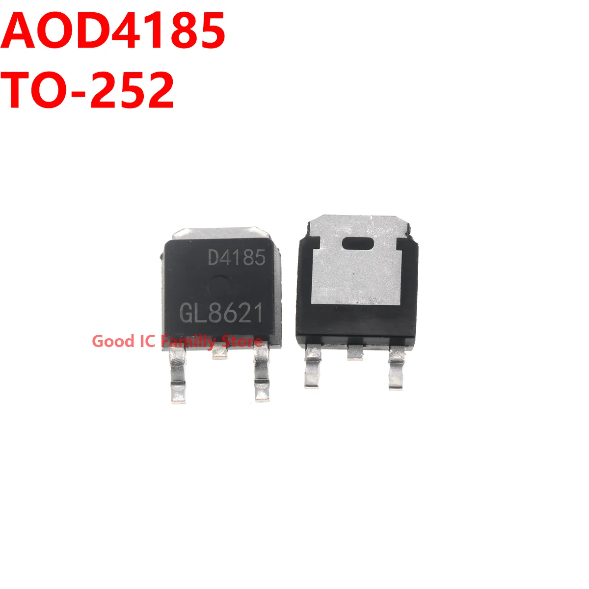 10PCS AOD4185 TO-252