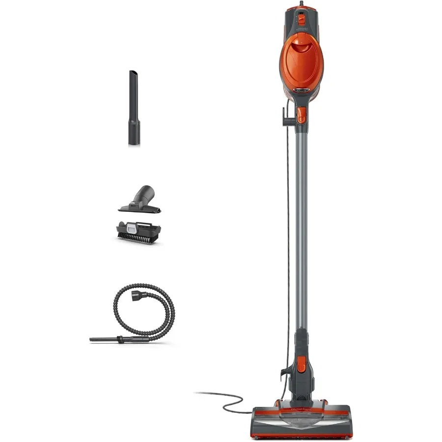 

HV302 Рокетная проводная палка для домашних животных, легкая вакуумная палка с поворотным рулевым управлением для ковров, твердых полов, преобразует в ручное пылесос Inc