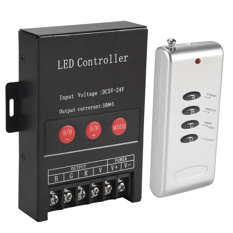 A86G-30A Led Controller IR Remote Big Power 360W BT Controller For RGB Strip Light DC5-24V