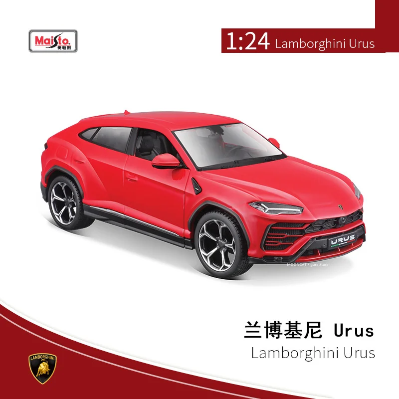 Maisto 1:24 Lamborghini Urus SUV Racing Sports Car Diecast Model Edition Alloy Luxury Vehicle Toys Collection Children Toys Gift