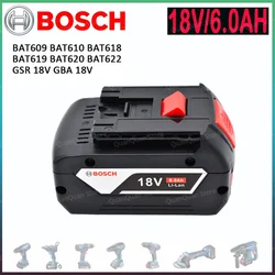 100% Original 18V Batterie For Bosch GBA 18V 6.0Ah Lithium-BAT609 BAT610G BAT618 BAT618G 17618-01