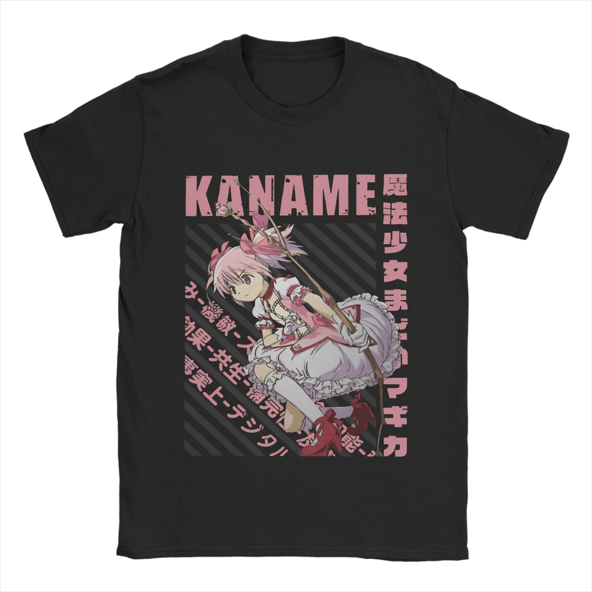 

Футболка Puella Magi Madoka Magica, летние футболки для отдыха, мужские хлопковые удобные футболки 4XL, 5XL, 6XL, уличная одежда с рукавами, топы