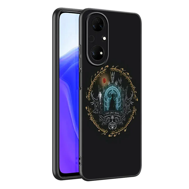 The L-Lord of the R-Rings Black Phone Case For Huawei P8 P9 P20 P30 P40 Mate 8 9 10 Lite 20 30 P50 Pro Plus 20X P Smart 2020