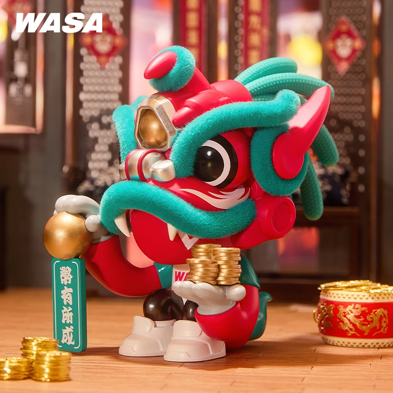 جديد شينغشي كايون التنين المد اللعب صندوق أعمى اليدوية سطح المكتب اكتساب الثروة زخرفة النمط الوطني صندوق مفاجأة لعبة #3