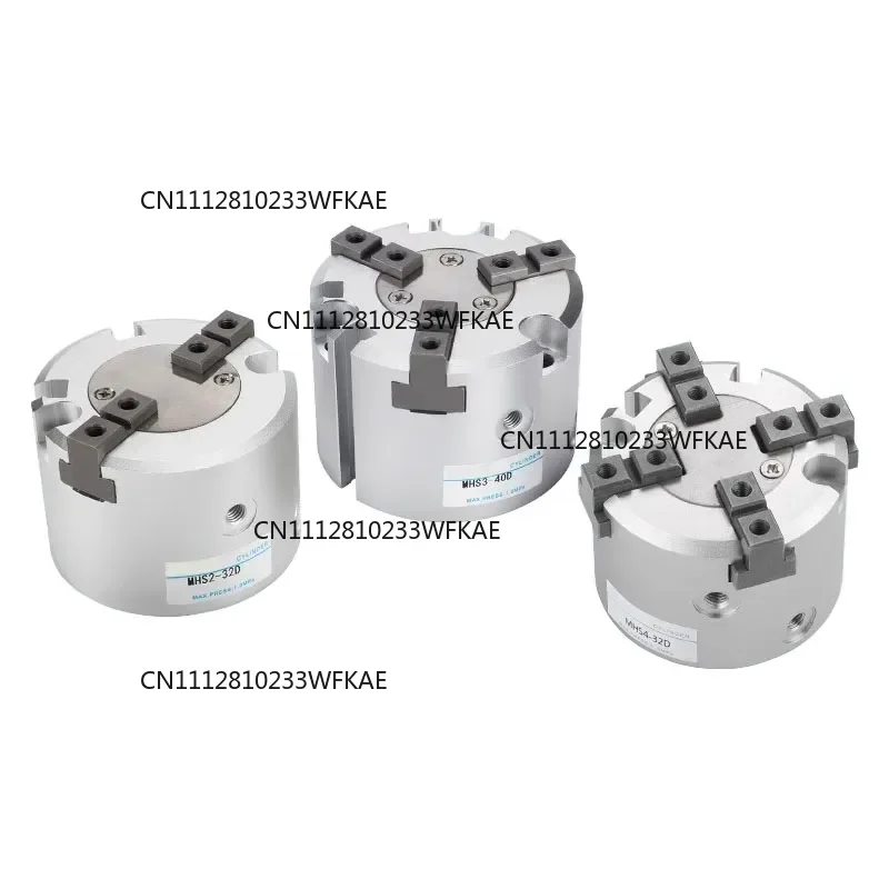 MHS2 MHS3  MHS4 2/3/4 Finger Pneumatic Clamping Gripper Replacement Rotating Air Cylinder 16D 20D 25D 32D 40D 50D 63D 80D 100D