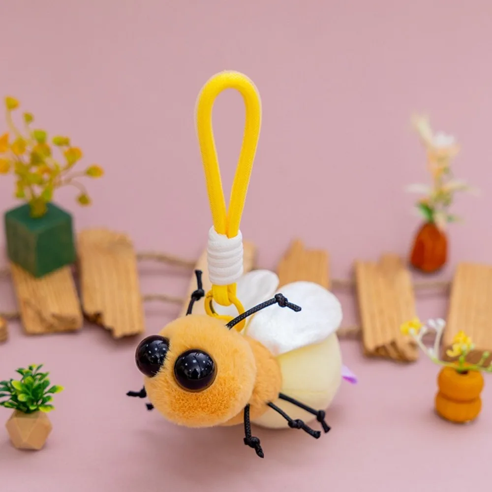 New Mini Insects Soft Creative 12cm Novelty Funny Hanging Car Key