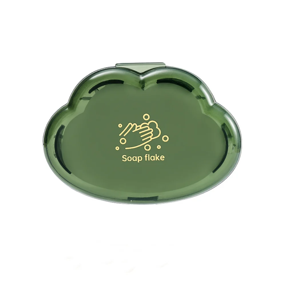 

50 шт. портативных мыльных хлопьев в форме облака, белые, тонкие, удобные, для мытья рук