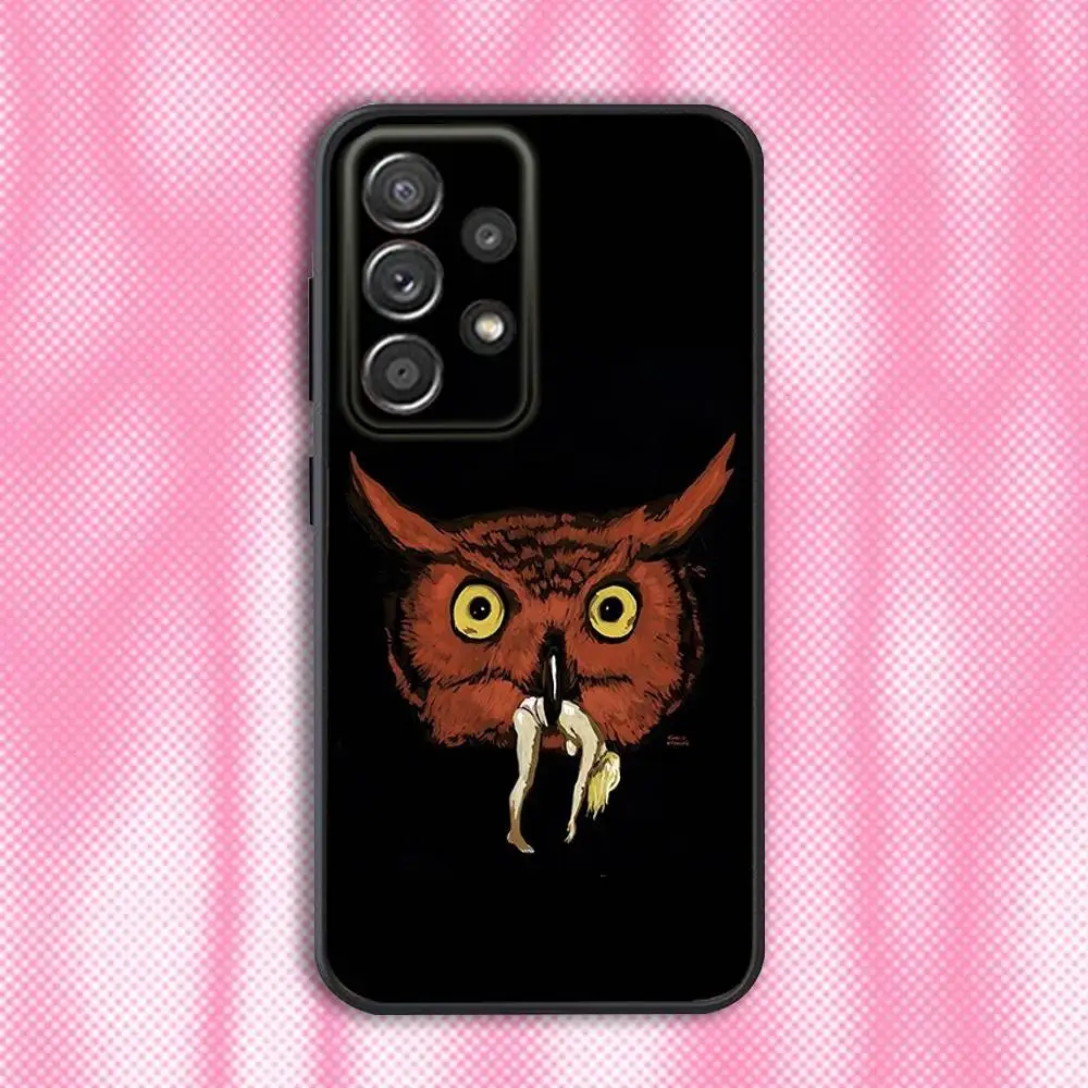 Twin Peaks Fire Walk with Me Capa de telefone para Samsung Galaxy A13, A21s, A22, A31, A32, A52, A53, A71, A80, Soft Black Shell