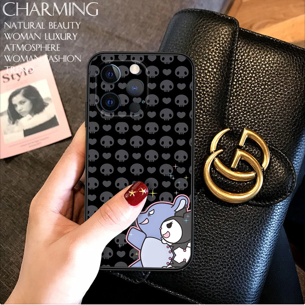 ZBahn-Kuromi Cartoon for Soft Case, Casque, Ustensiles de cuisine, Convient pour Xiaomi 10T, 11, 11i, 11T, 12, 12x8 Lite, 9, 9T, A1, A2, A3, F3, M2, M3, X2, Bery Tage Pro Figured, C40, M5