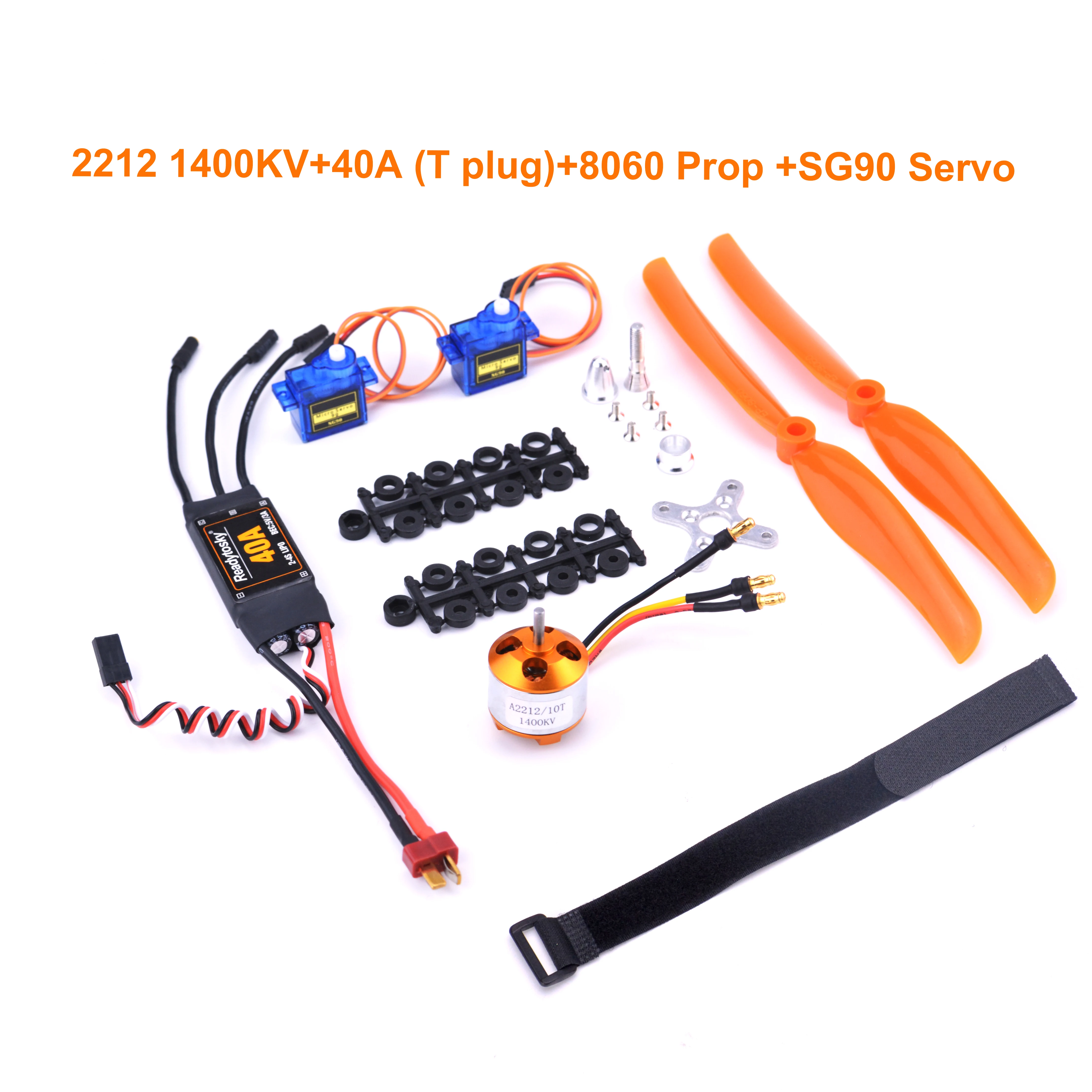 A2212 2212 2200KV 1400KV 1000KV Brushless Motor 40A ESC SG90 9G Micro Servo for RC Fixed Wing Plane Helicopter