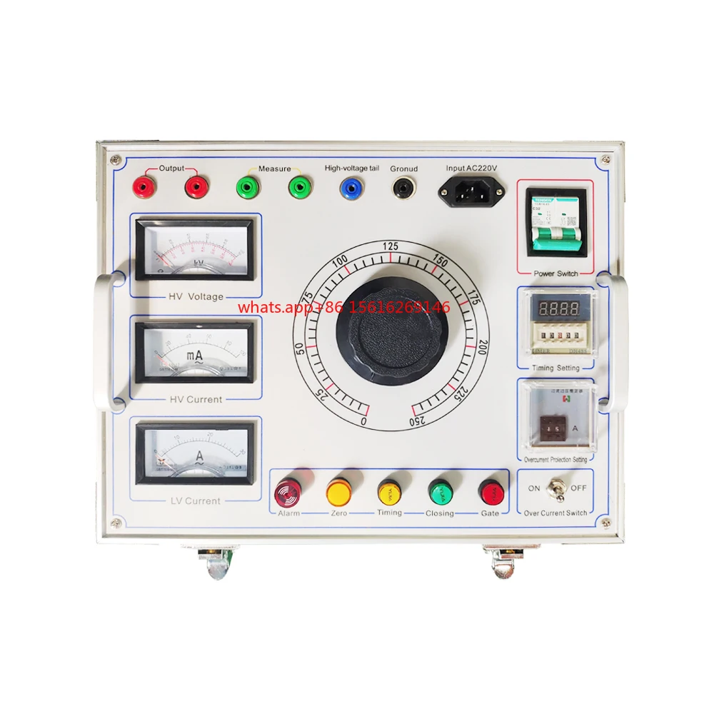 

5kVA 10kVA Manual AC DC Hipot Tester Control Box Analog Point Type