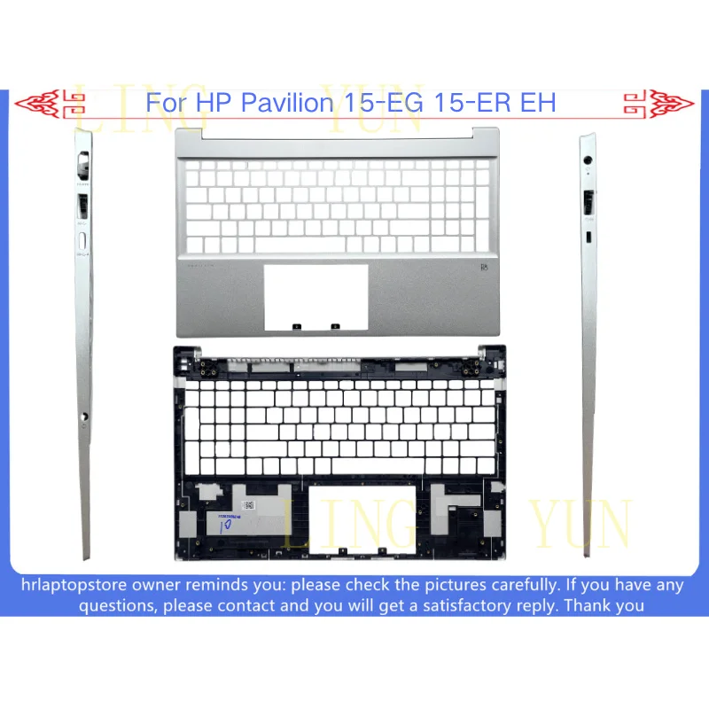 Z+   New For HP Pavilion 15-EG 15-ER EH TPN-Q245 TPN-Q246 Upper Case Palmrest Cover