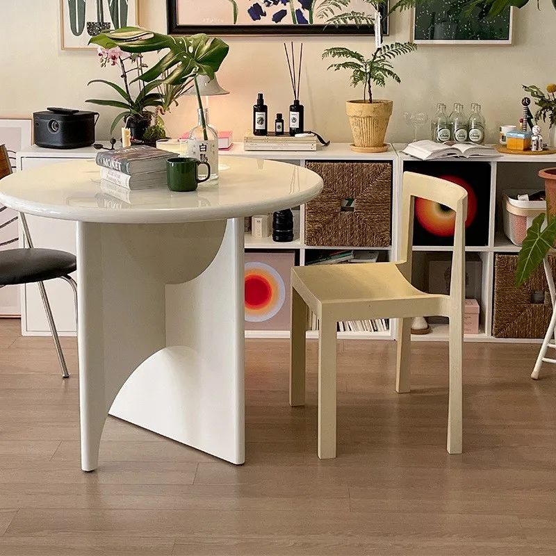 MOMO Mobius Chair Dopamine Ins Style Simple Dining Chair Designer Chair Backrest Chair Leisure Chair Coffee Chair view 3