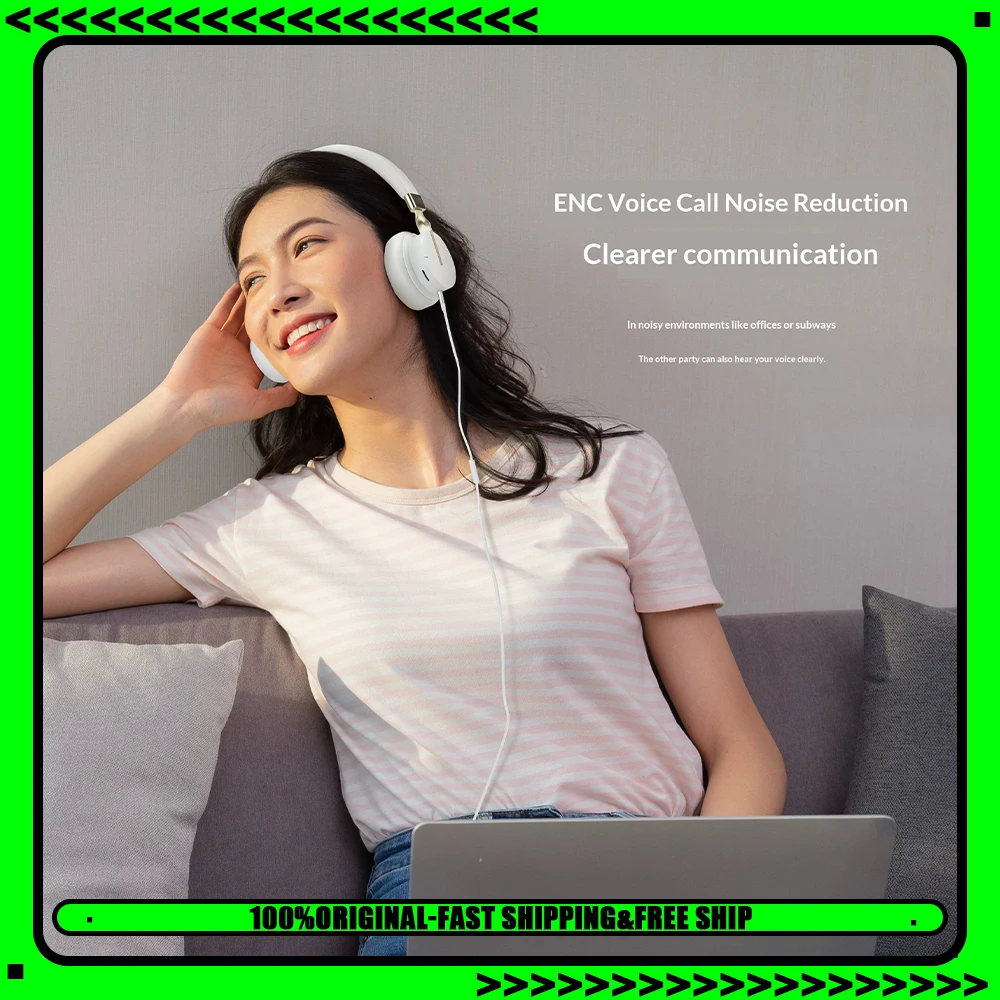 FINGERTIME P3 Wireless Headphones HIFI Sound Effect ENC Call Noise Reduction Esports Headset 40mm Large Moving Coil Mega Bass