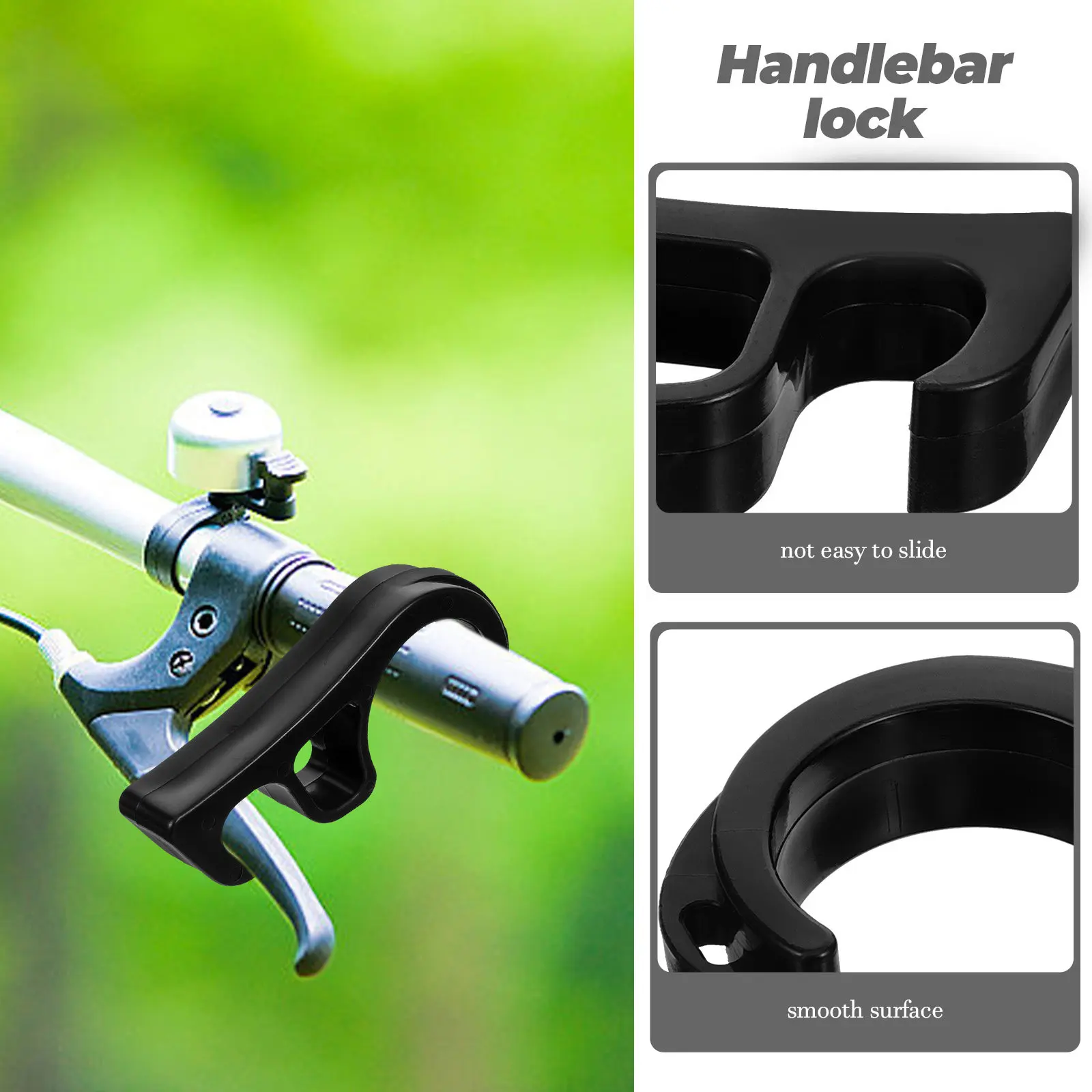Motorcycle Handlebar Lock Bike Brake Lever Hook Sturdy Material Long-Lasting Motorcycle Brake Lock Easy Install Anti-Slide