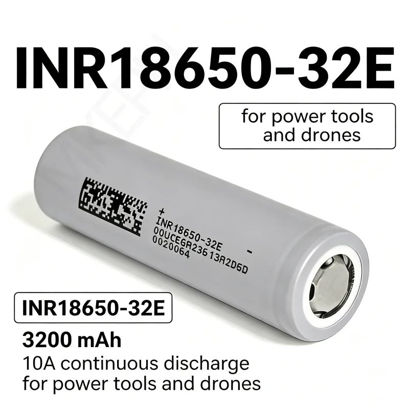 Brand New 18650 3200mAh 3.7V 32E Rechargeable Lithium Battery High-Capacity Battery Flashlight Batteries for MH1 GA BD