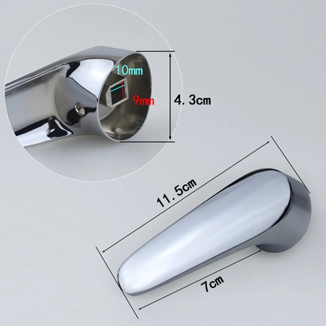 Trip Lever Water Tap Handle Replacement Faucet Tap Handle Zinc Alloy For Kitchen Bathroom Products Chrome Plated Smooth Glossy