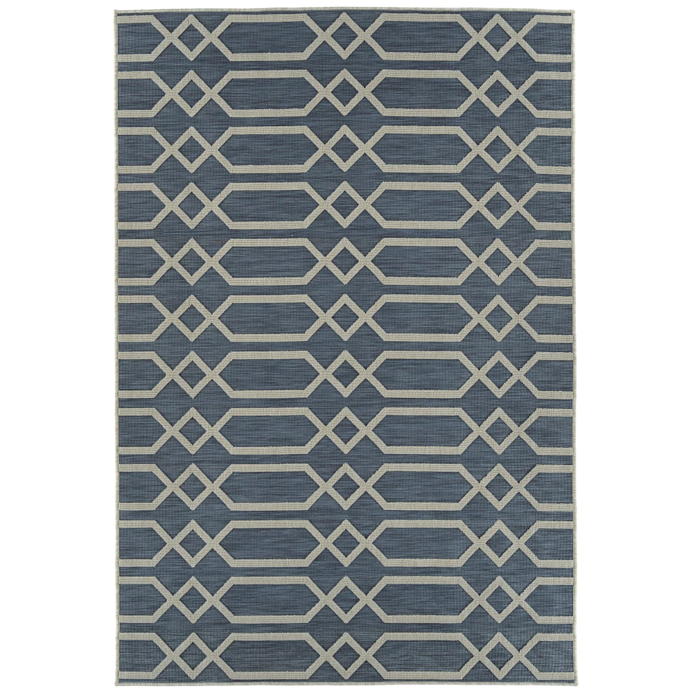 Contemporary, Transitional, Geometric, Textured, High-Low Cut & Loop 2' x 6' Runner