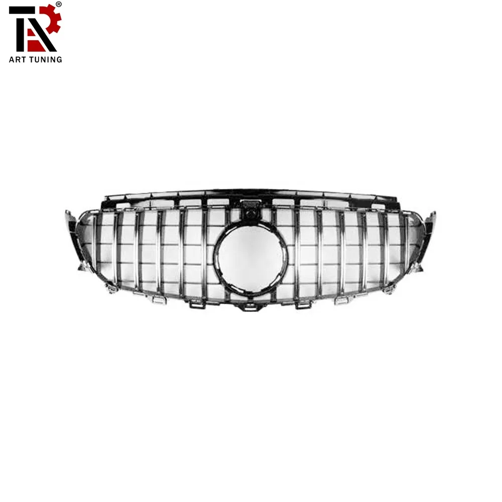 2016-2020 GT Type Kidney Car Front Bumper Grille for E Class W213 New Condition Made of ABS Material