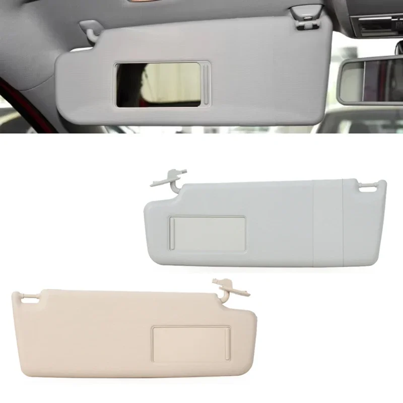 Original Car Interior Sun Visor 2009-2015 With Mirror Lamp Front Shade Shield Accessories