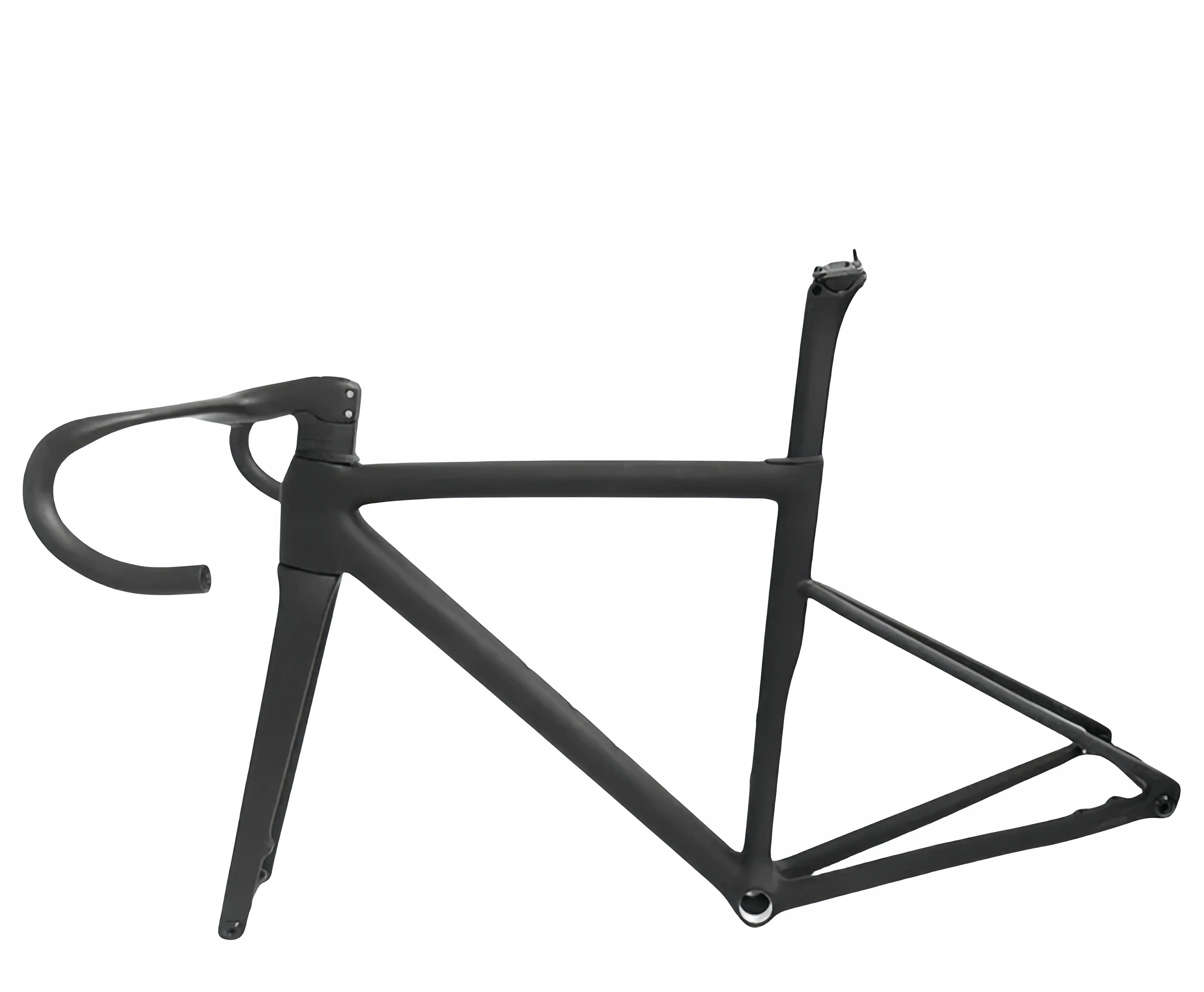 

Latest carbon road bicycle frame disc brake with handlebars Di2 hidden cable OEM various types of carbon road and MTB frames