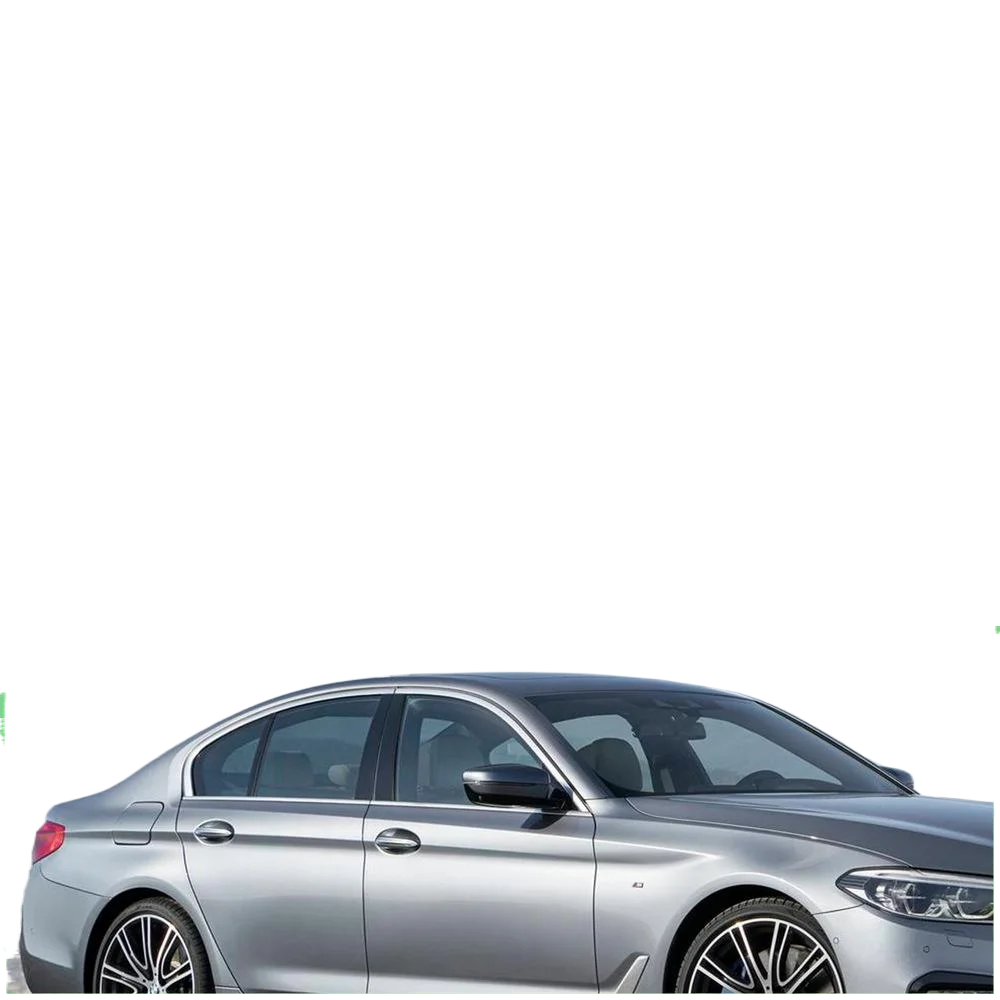 Listwa ozdobna okna z krótkim odcinkiem, czarny połysk, do BMW serii 5 G30 2018-23, uszczelka, osłona, stylizacja — 2