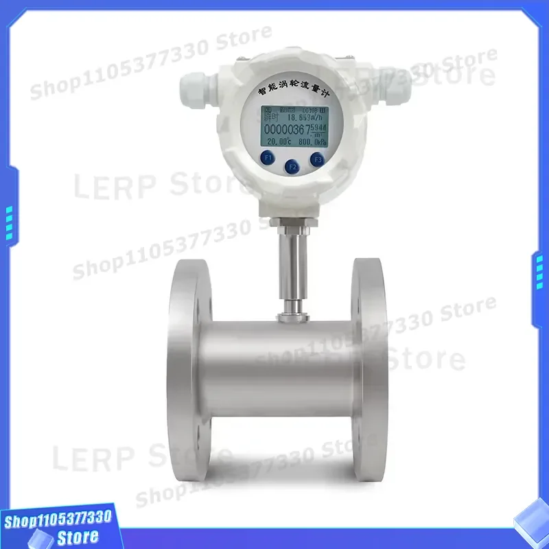 2 Inch Digital Stainless Steel Water and Milk Flow Meter 4-20mA Pulse Output Thread for Diesel Fuel OEM Customizable